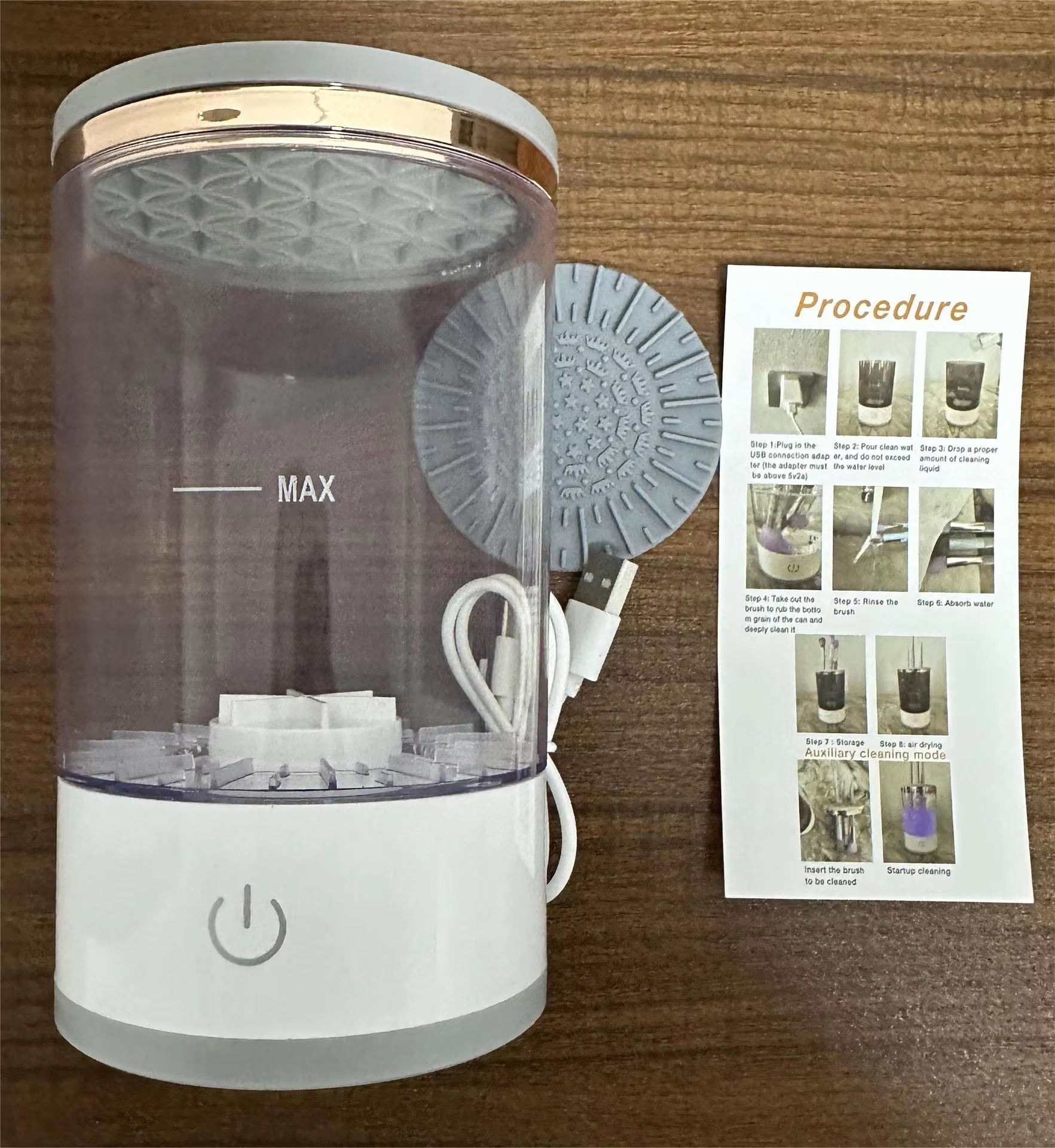 Nettoyeur électrique pinceaux de maquillage 