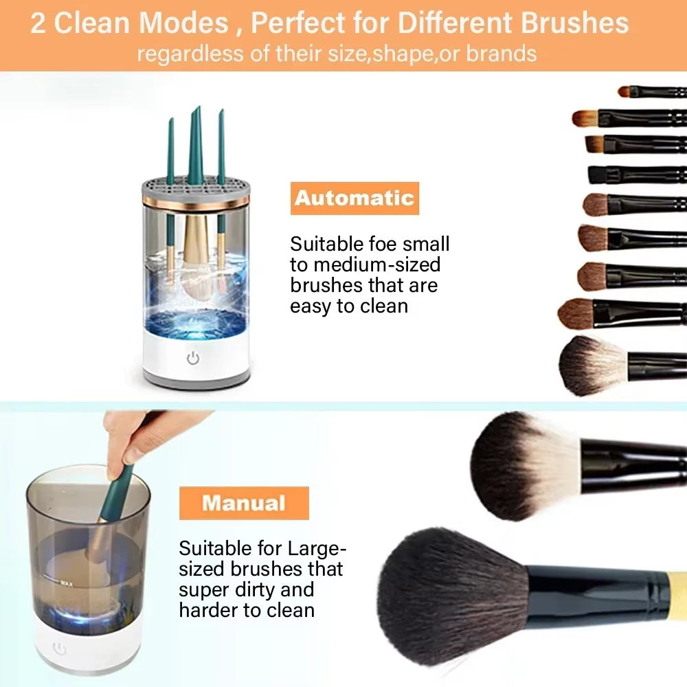Nettoyeur électrique pinceaux de maquillage 