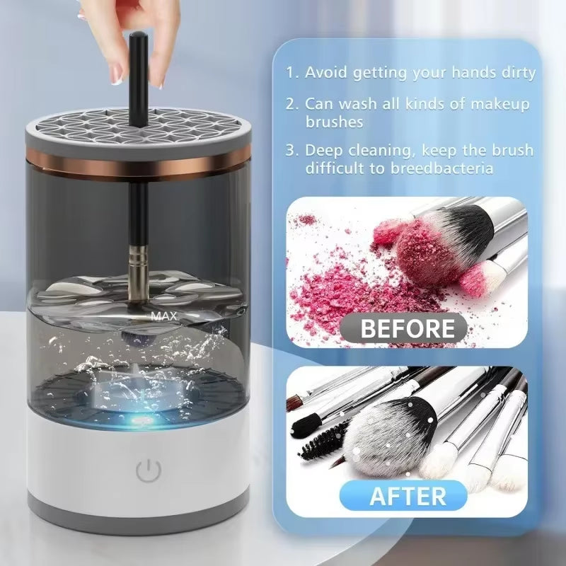 Nettoyeur électrique pinceaux de maquillage 