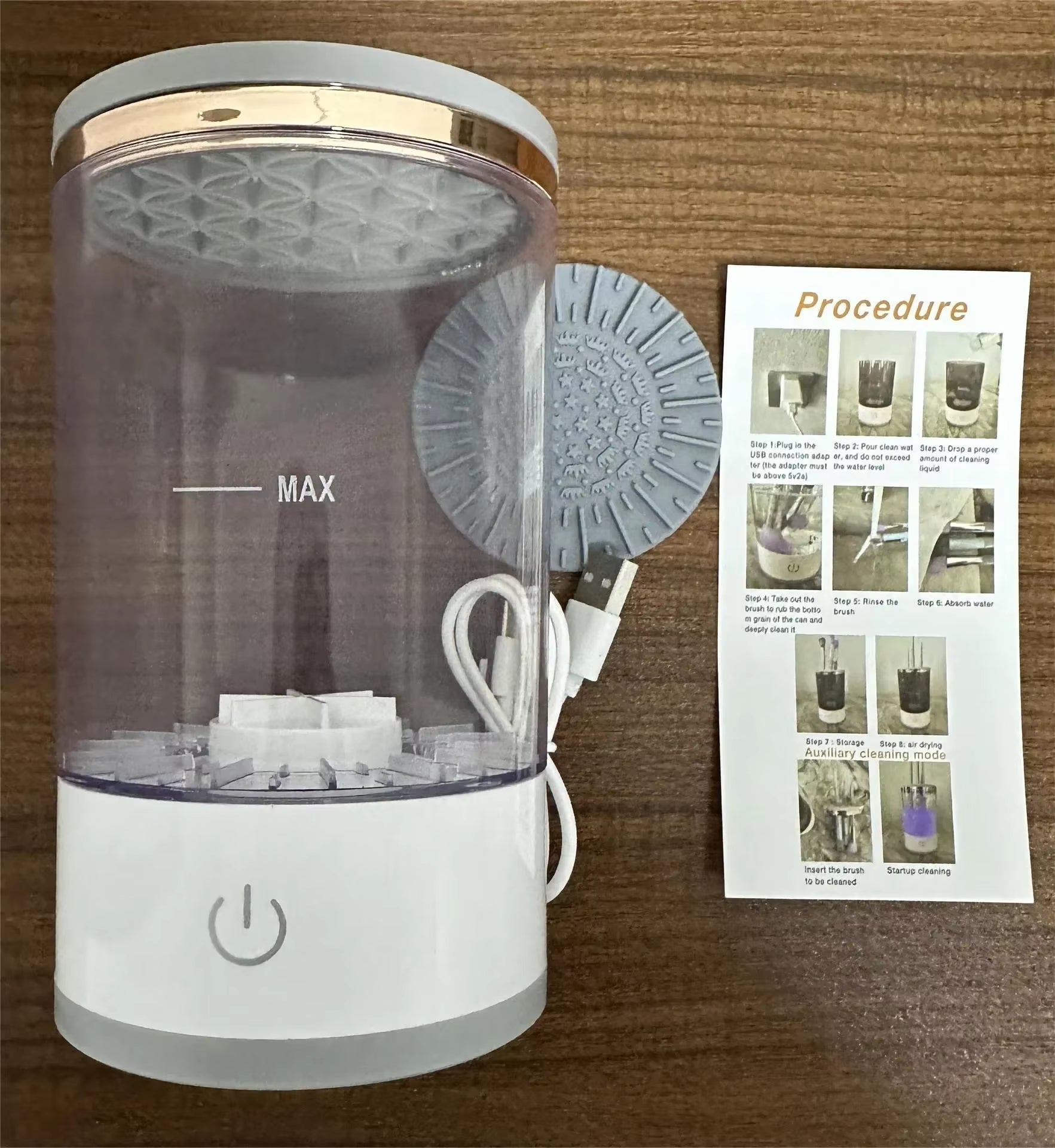 Nettoyeur électrique pinceaux de maquillage 